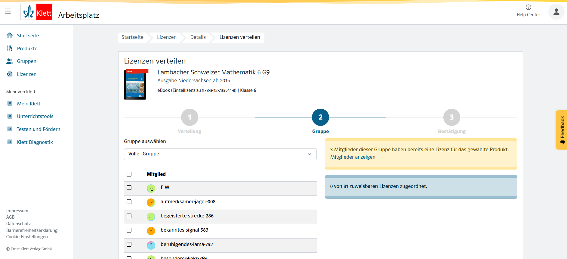 Illustration der zuvor beschriebenen Schritte