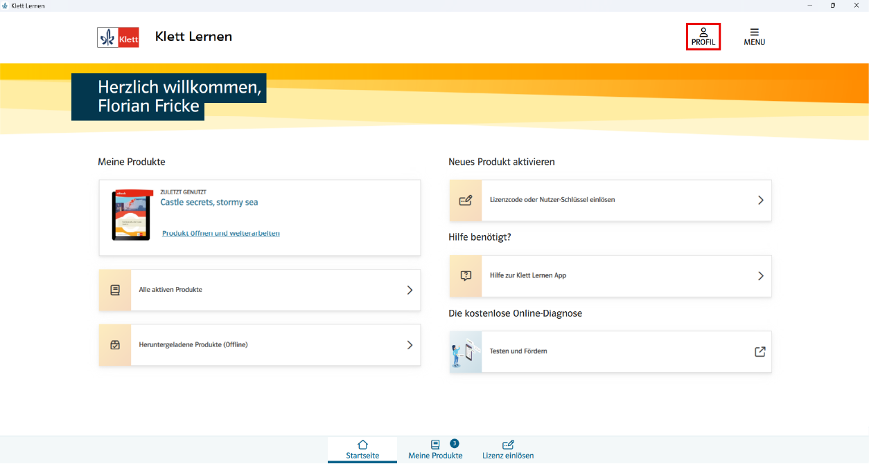 Illustration der zuvor beschriebenen Schritte des Anmeldeprozesses