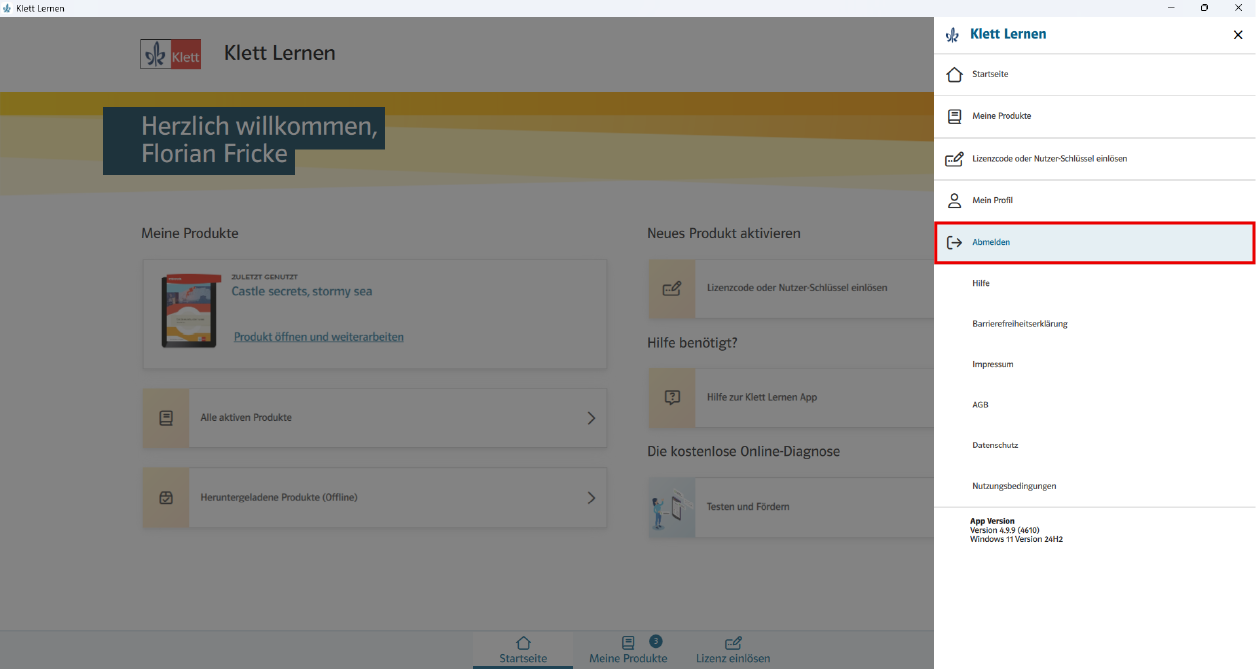 Illustration der zuvor beschriebenen Schritte des Anmeldeprozesses