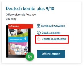Screenshot dazu aus der App