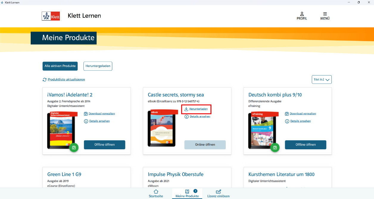 Illustration der beschriebenen Schritte